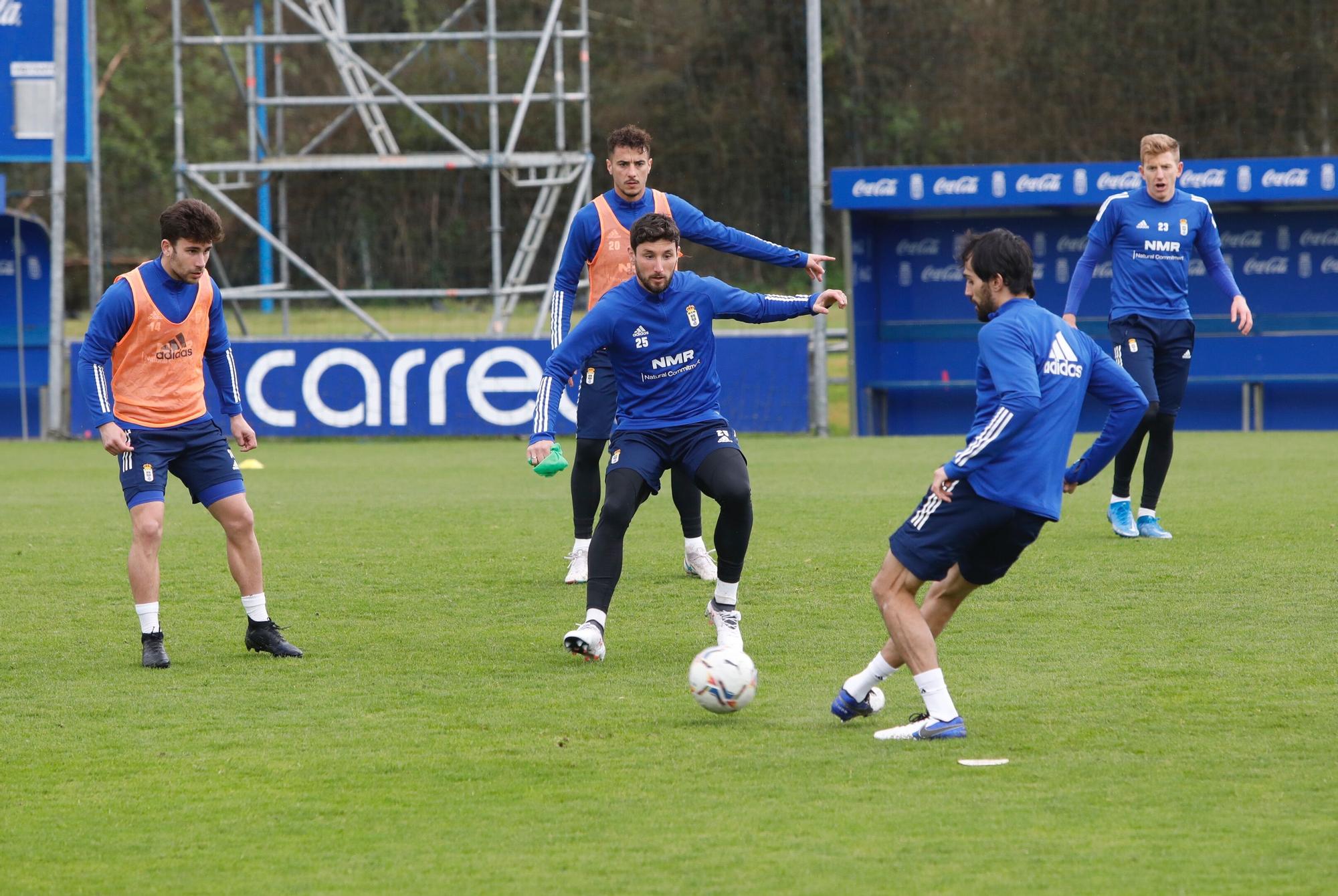 El entrenamiento del Oviedo