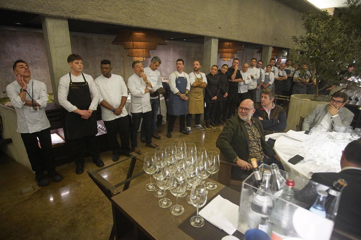 Les imatges del sopar dels restaurants gironins amb estrella Michelin a l'Esperit Roca