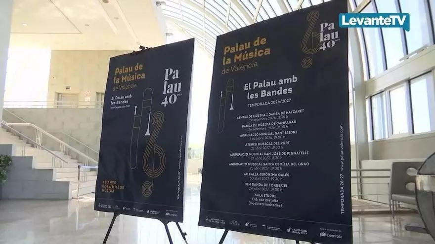 Las bandas de Valencia se estrenan con un ciclo propio en el Palau de la Música.