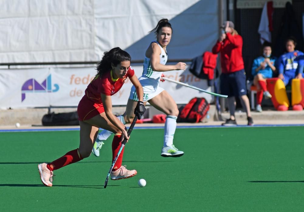 Selección española femenina de hockey en Murcia