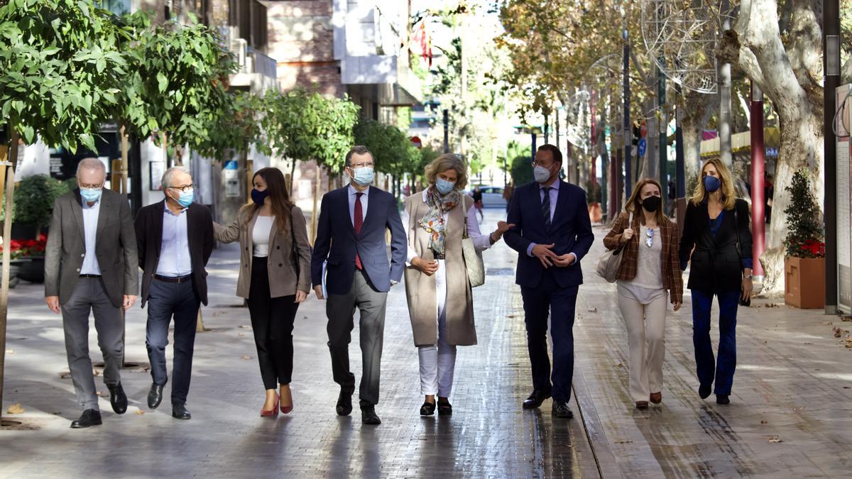 El Grupo Municipal Popular, esta mañana en Alfonso X