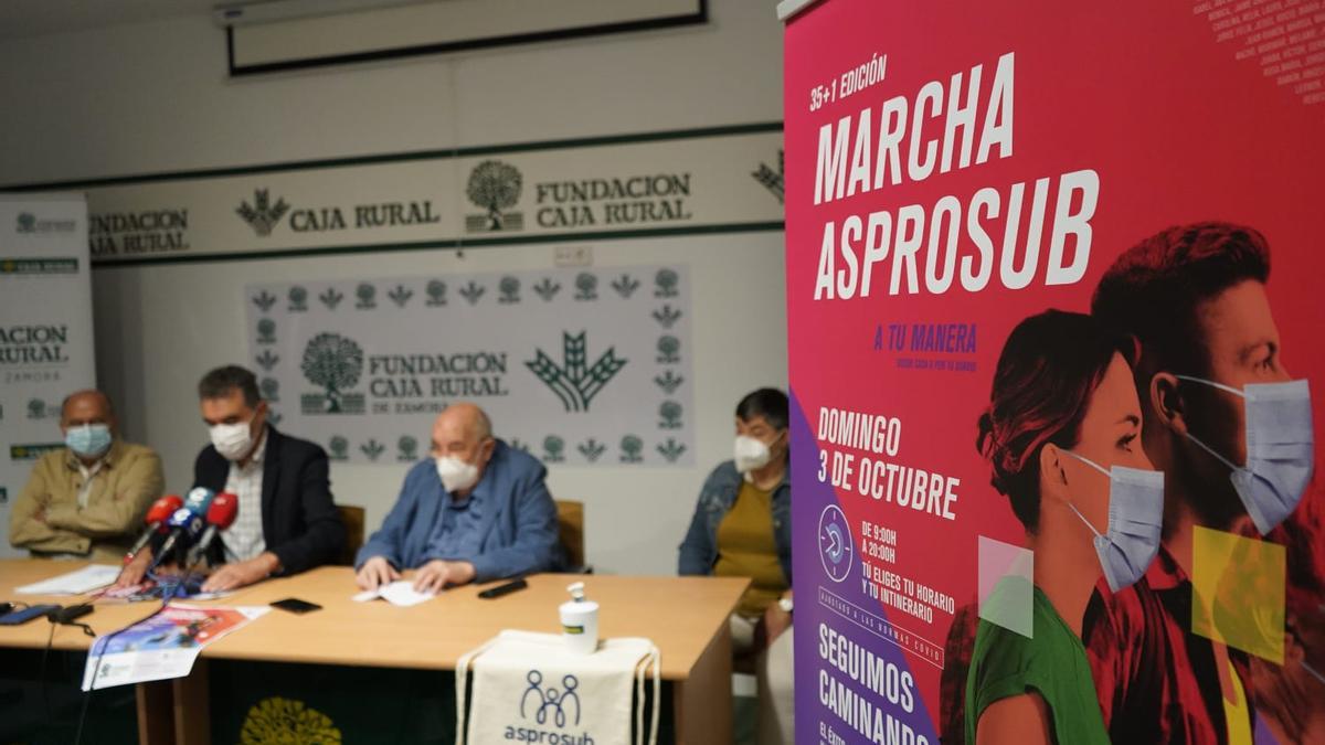 Presentación de la 36 edición de la marcha de Asprosub