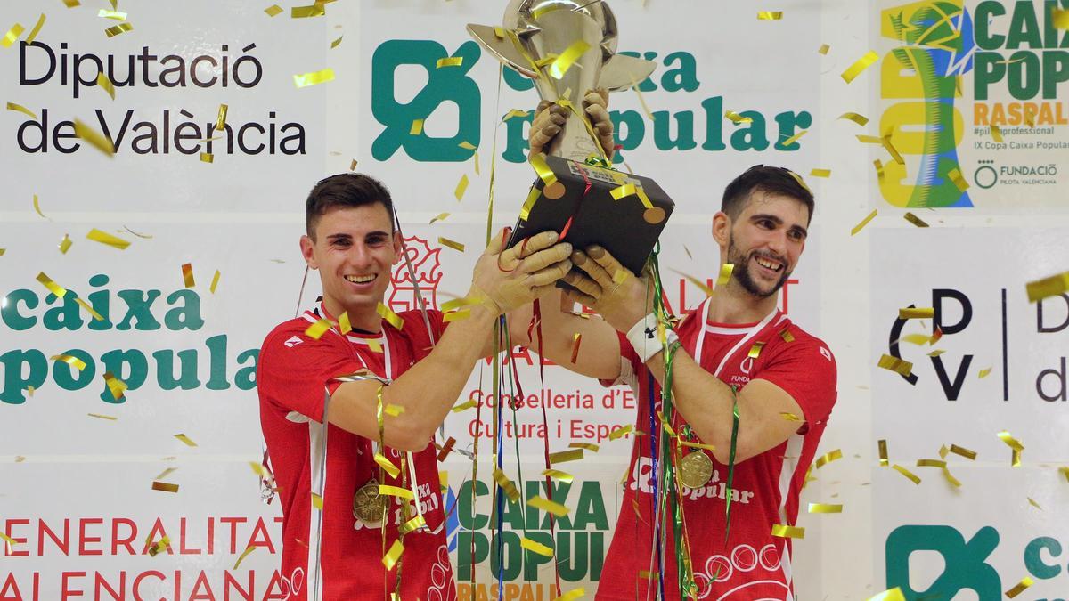 Tonet IV i el xeraquer Badenes, campions de la Copa Caixa Popular