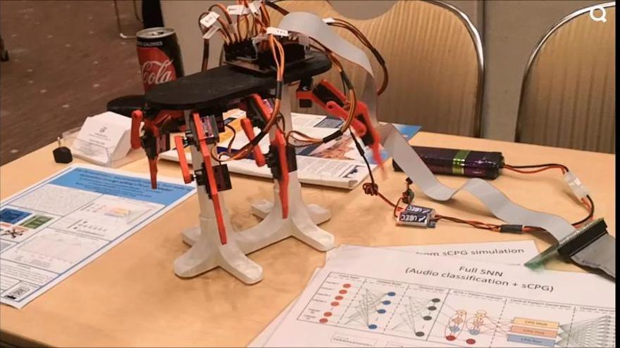 Un grupo de investigadores andaluces desarrolla un robot-insecto con neuronas artificiales