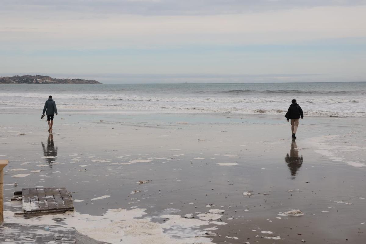 El temporal marítimo afecta al Postiguet
