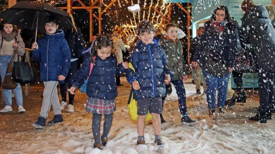 La nieve llega a Vigo