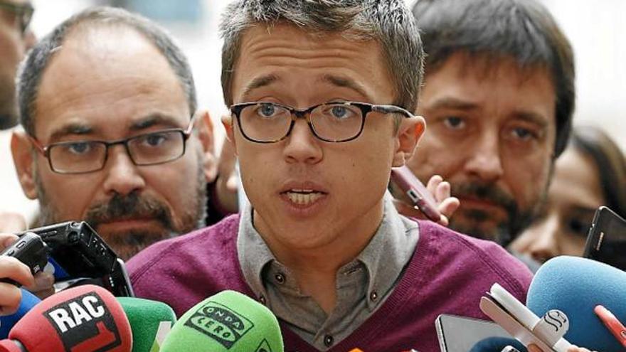 El secretari polític de Podem, Iñigo Errejón