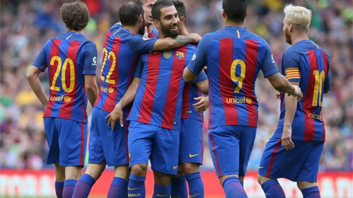 Arda celebrando su primer gol de la temporada