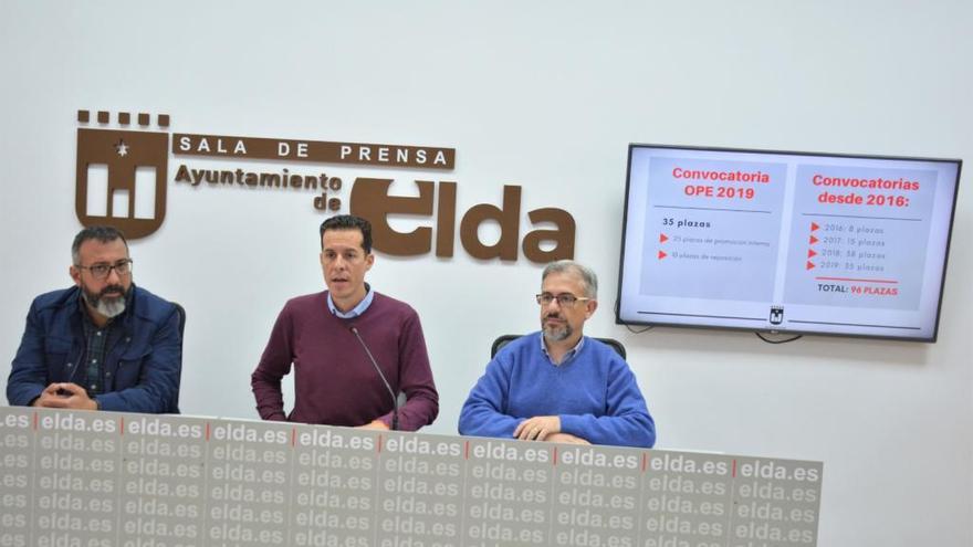 El Ayuntamiento de Elda oferta 35 plazas de empleo público