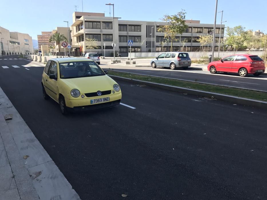 Cort abre al tráfico la calle Felià Fuster de Palma