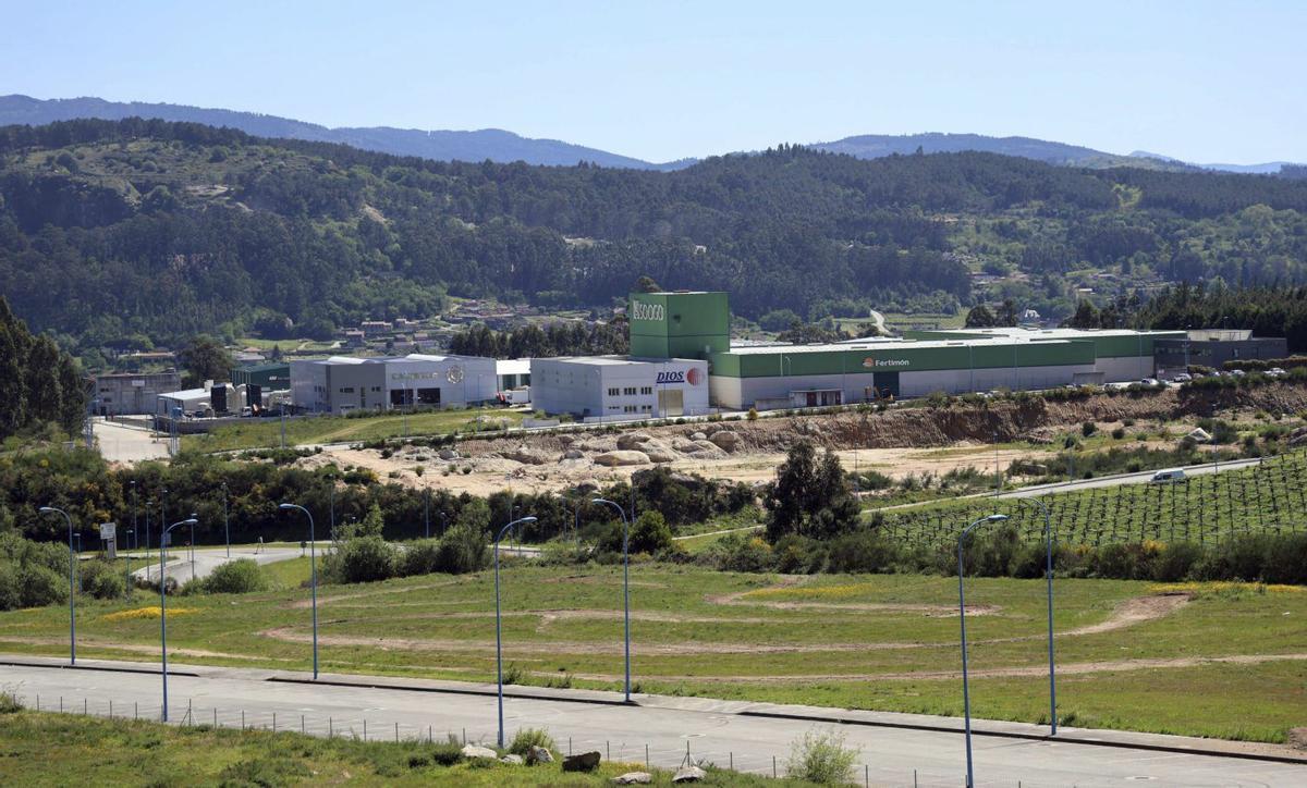 Polígono industrial de Baión, en Vilanova de Arousa.