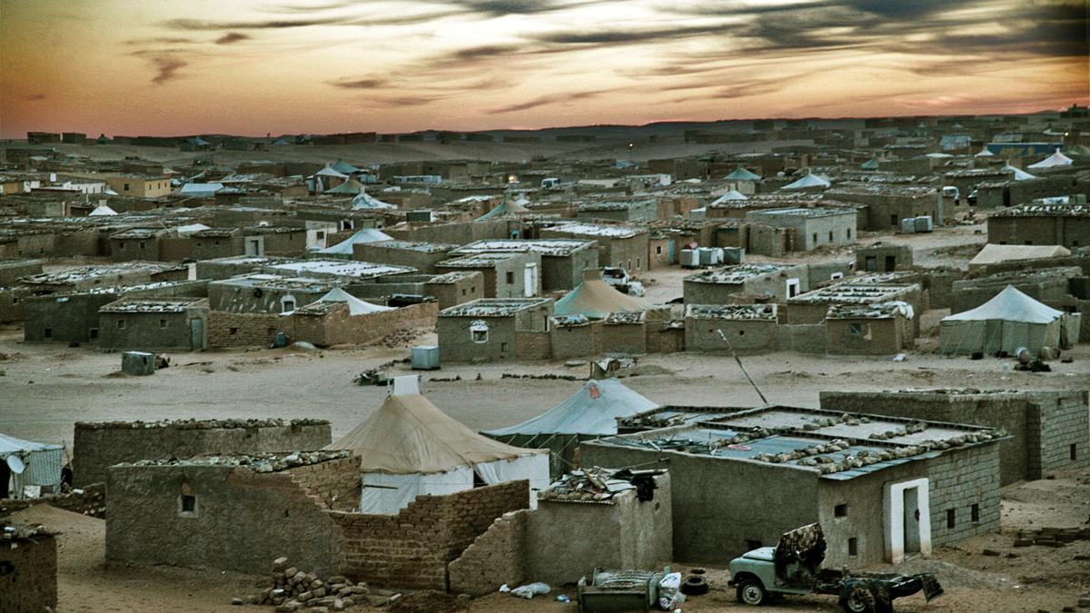 Campo de refugiados saharauis en Argelia