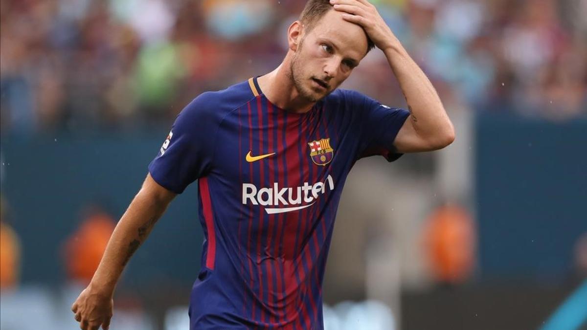 Ivan Rakitic, durante el Juventus-Barça.