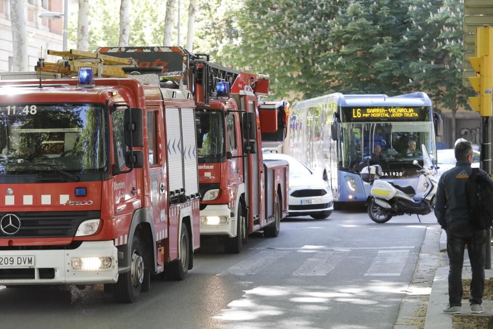 Desallotgen els jutjats de Girona per un incendi