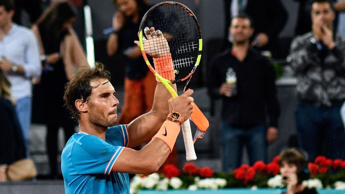 Nadal agradeció su apoyo al público