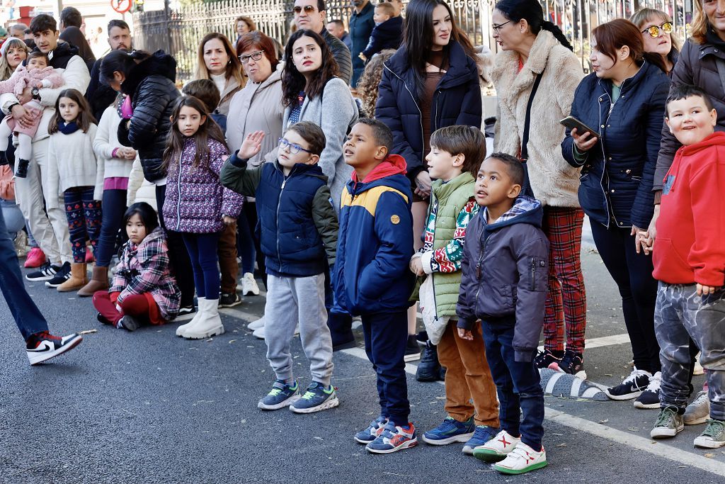 Desfile de Papá Noel en Murcia, en imágenes