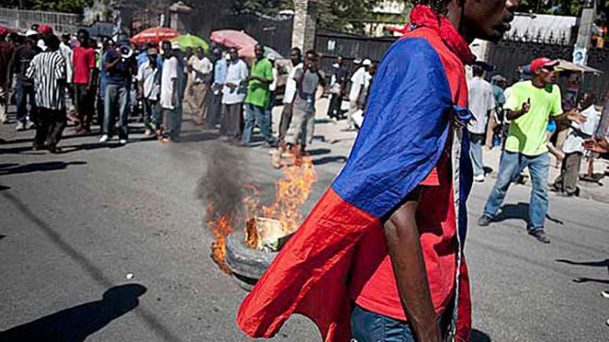 Les protestes als carrers de Port-au-Prince s&#039;estan endurint.