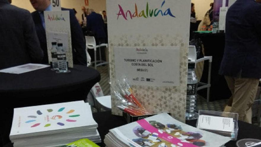 Puesto de la Costa del Sol durante las Jornadas Profesionales Andalucía.