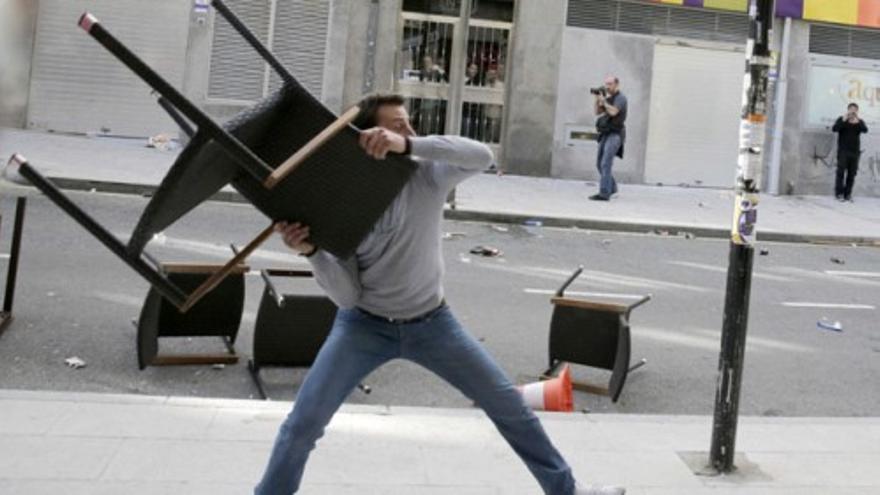 Nuevo día de protestas de los marineros gallegos