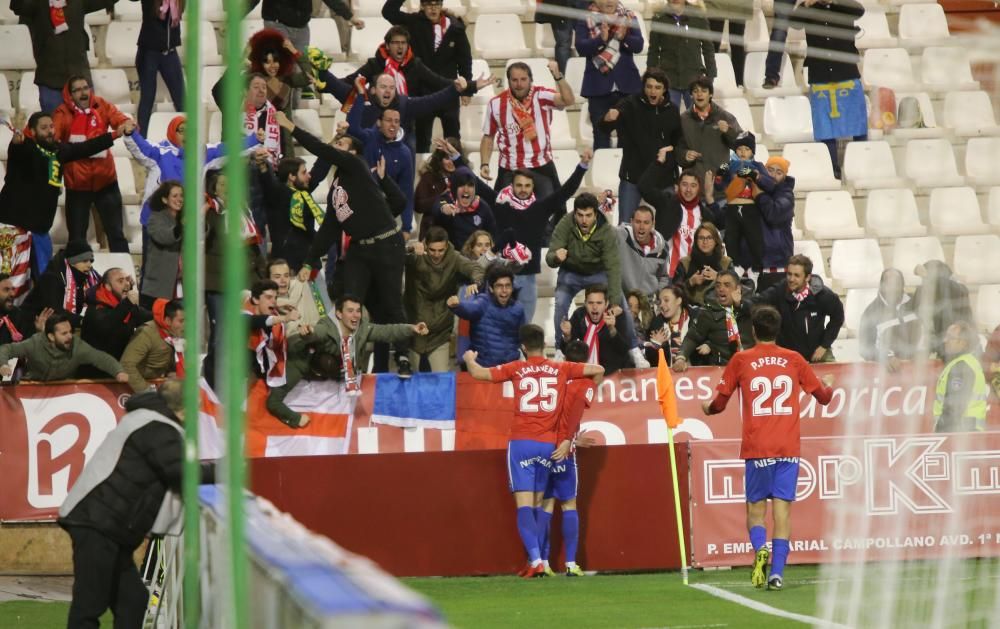 Partido Albacete-Sporting en el Carlos Belmonte