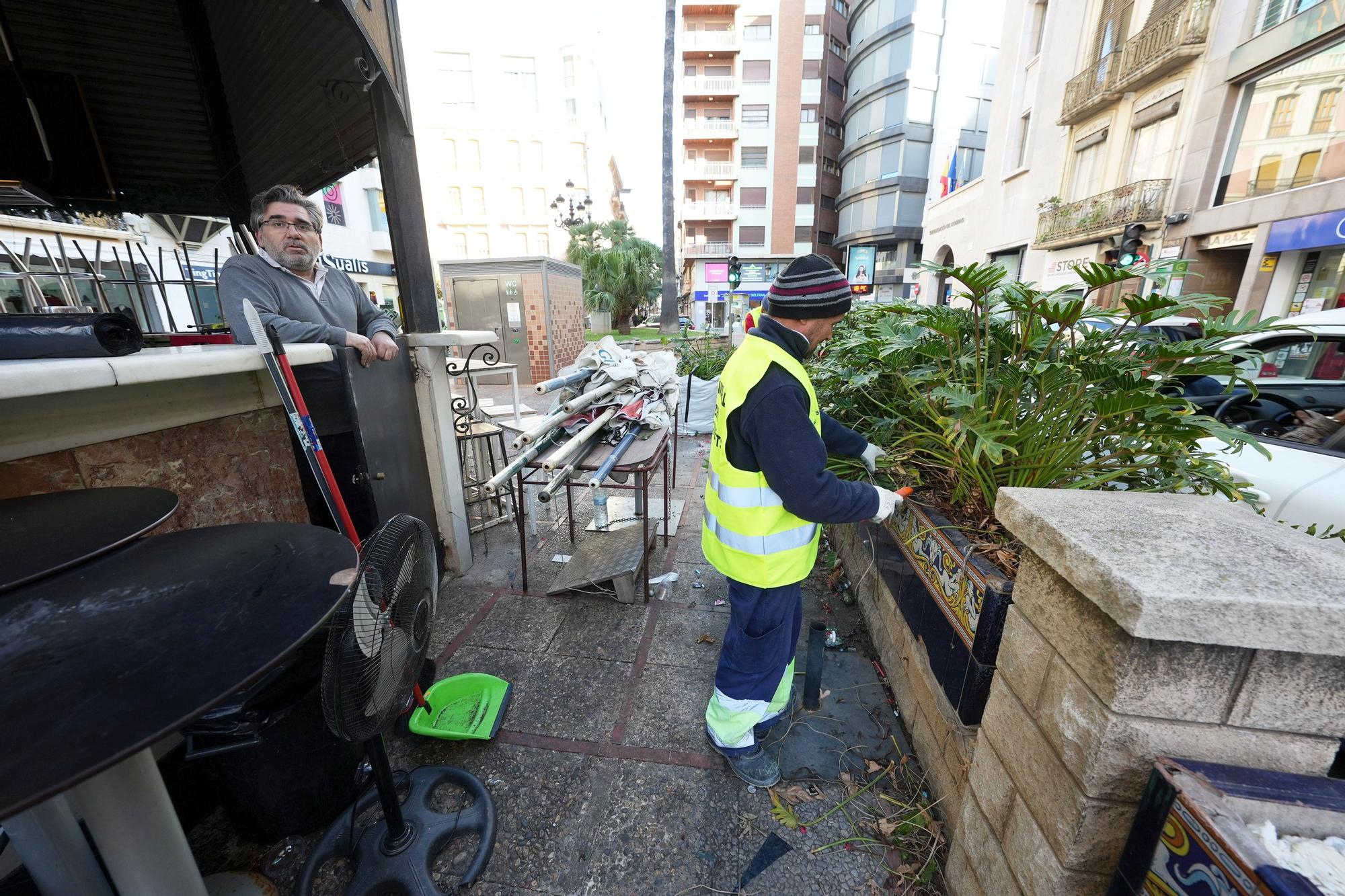 Arranca la transformación de la plaza de la Paz de Castelló en un espacio diáfano más peatonal y accesible