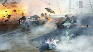 Aparatós accident a la Indycar, a Las Vegas.