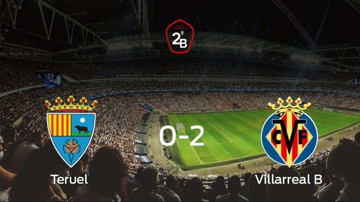 El Villarreal B se lleva tres puntos a casa después de derrotar 0-2 al Teruel