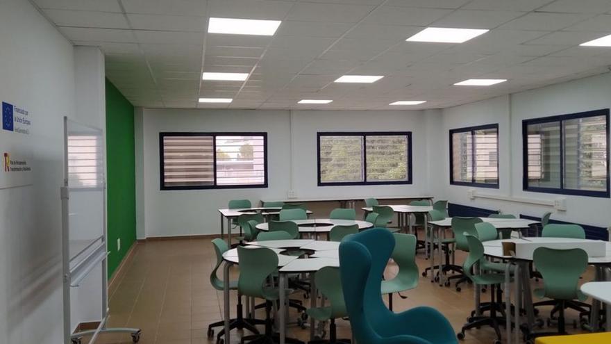 Un aula de tecnología aplicada en un centro educativo. | CARM