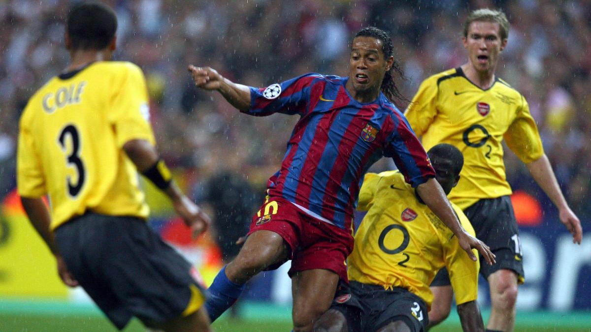 Imagen del Barça-Arsenal, correspondiente a la final de la Champions League 2005/06