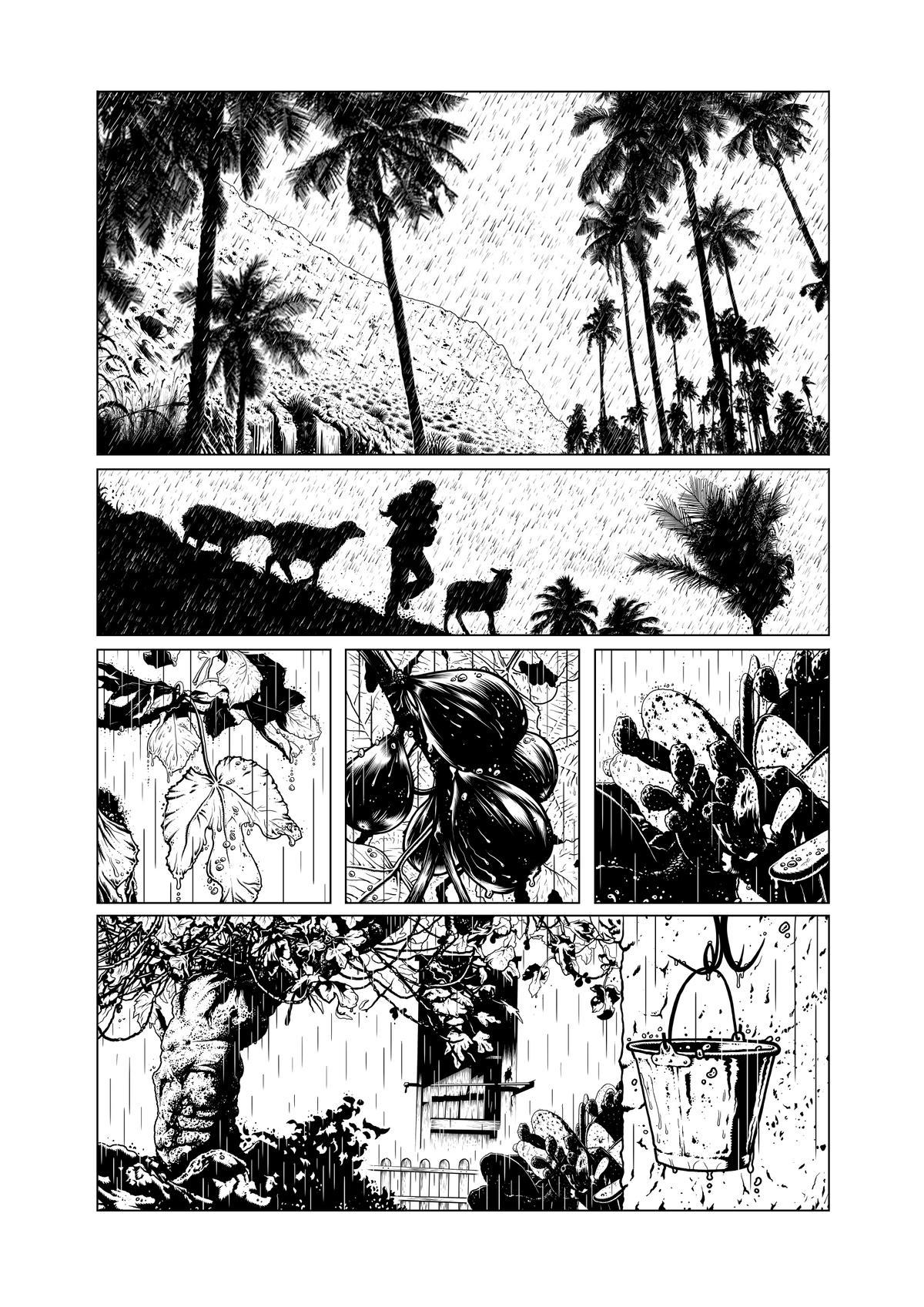 Una de las páginas del cómic.