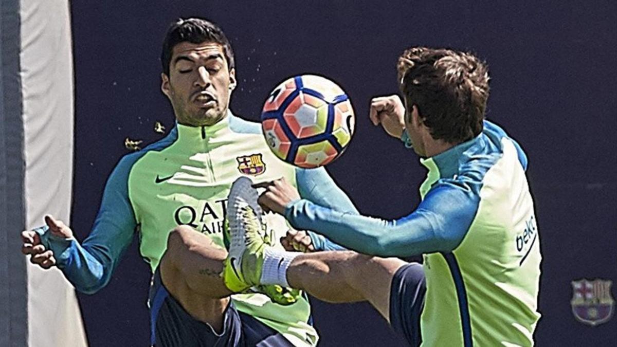 Suárez y Sergi Roberto, centenario