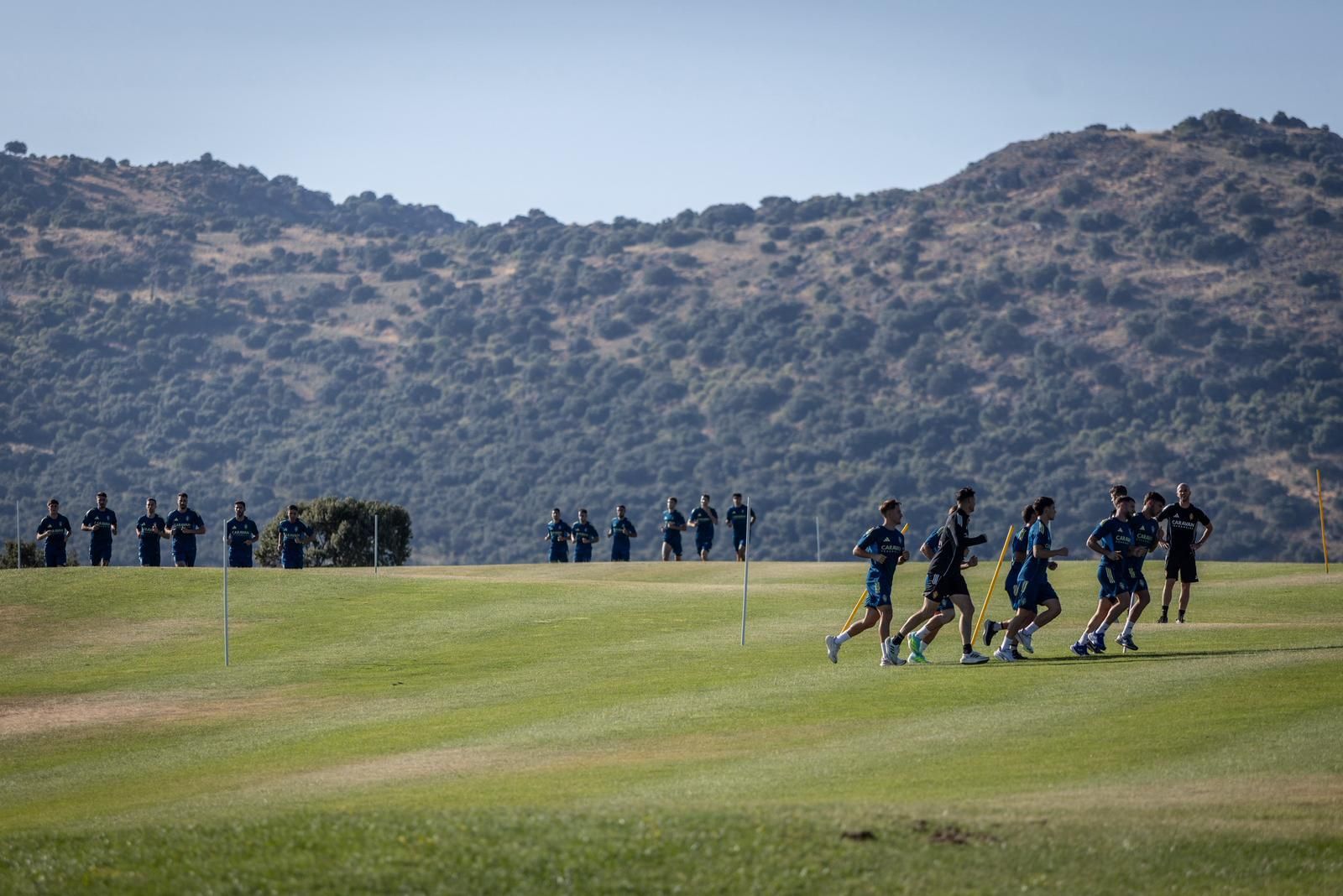 En imágenes | Tercera sesión de entrenamiento del Real Zaragoza en Los Ángeles de San Rafael