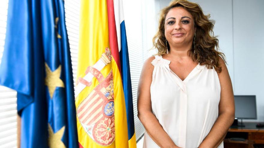 Cristina Valido, consejera de Empleo, Políticas Sociales y Vivienda del Gobierno de Canarias