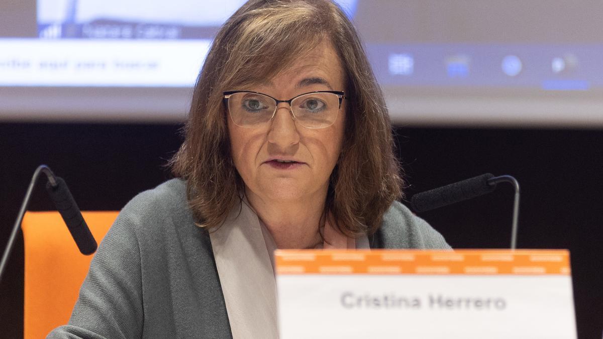 La presidenta de la Autoridad Independiente de Responsabilidad Fiscal (AIReF), Cristina Herrero.