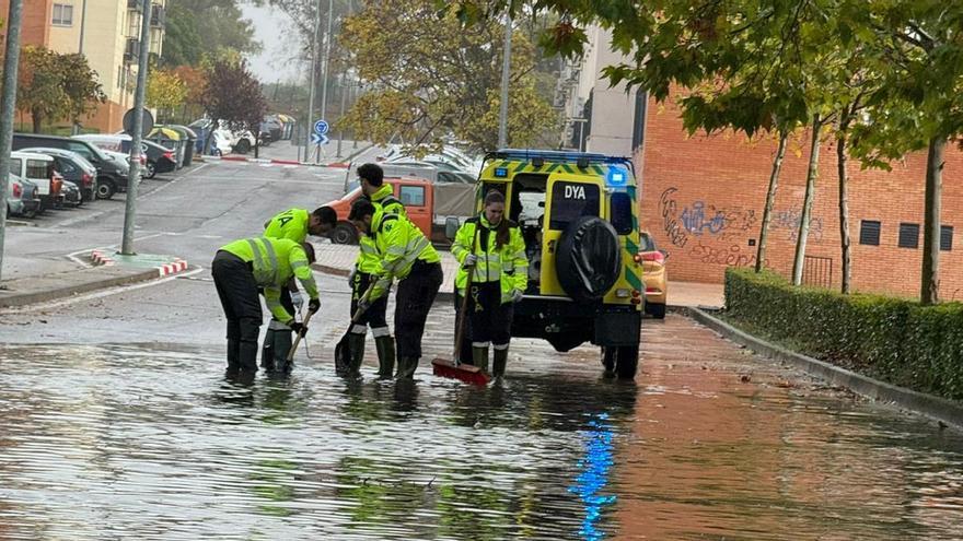 FOTOGALERÍA | Una nueva tromba de agua vuelve a causar inundaciones en Cáceres