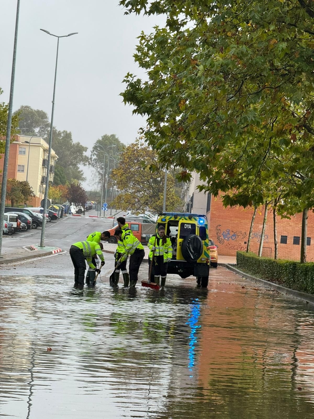FOTOGALERÍA | Una nueva tromba de agua vuelve a causar inundaciones en Cáceres