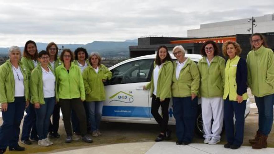 L&#039;equip de la unitat d&#039;Hospitalització a Domicili