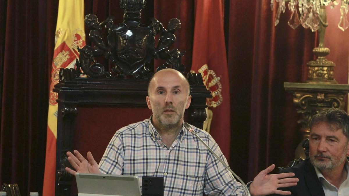 El alcale, Gonzalo Pérez Jácome en un pasado pleno.