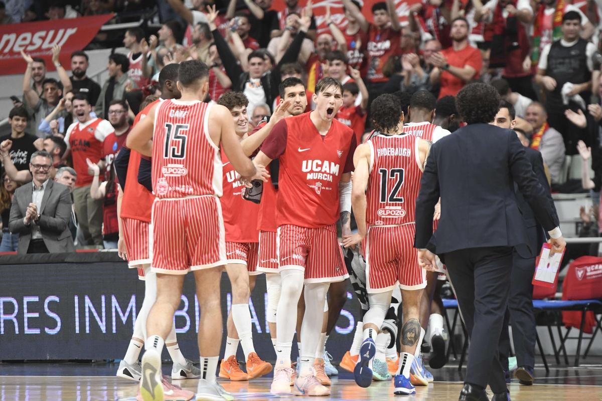 Las imágenes del UCAM Murcia - PAOK de Salónica