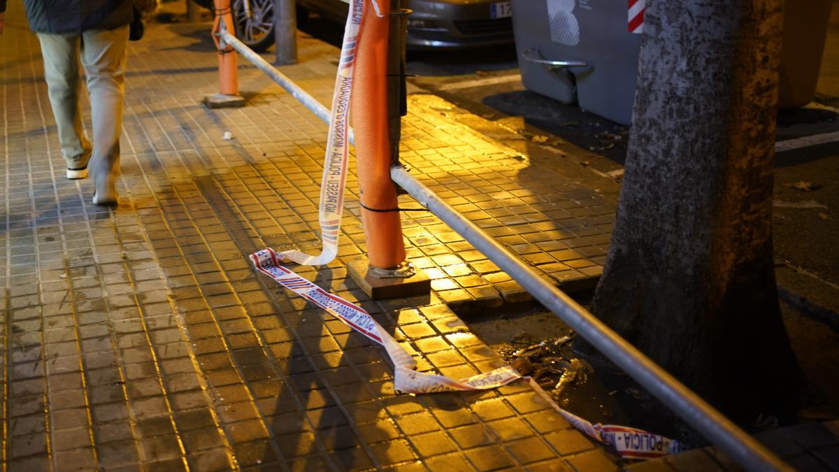 Apuñalamiento en calle loreto con diagonal. Barcelona 11 de noviembre de 2021. Foto Joan Mateu Parra