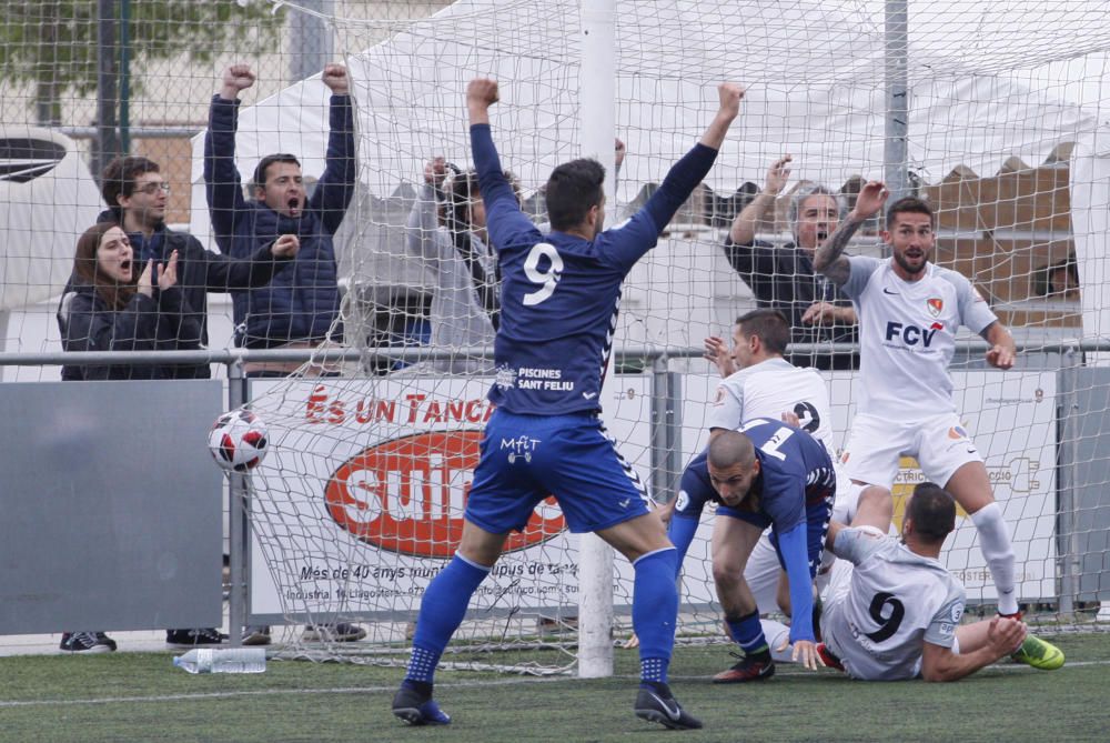 Les imatges del Llagostera - Terrassa (5-0)