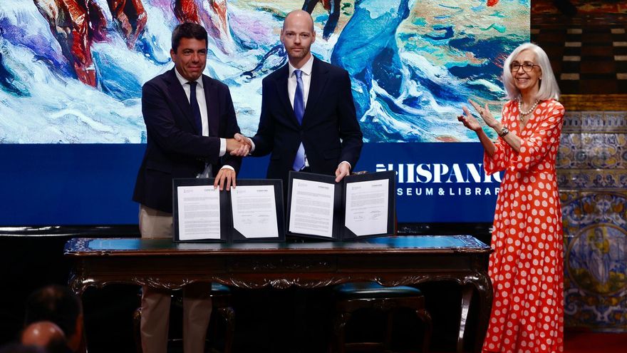 Mazón anuncia un espacio museístico de Sorolla junto a The Hispanic Society en Valencia
