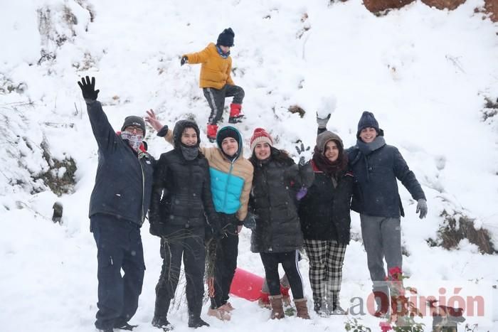 Nieve en Coy y Avilés (Lorca)