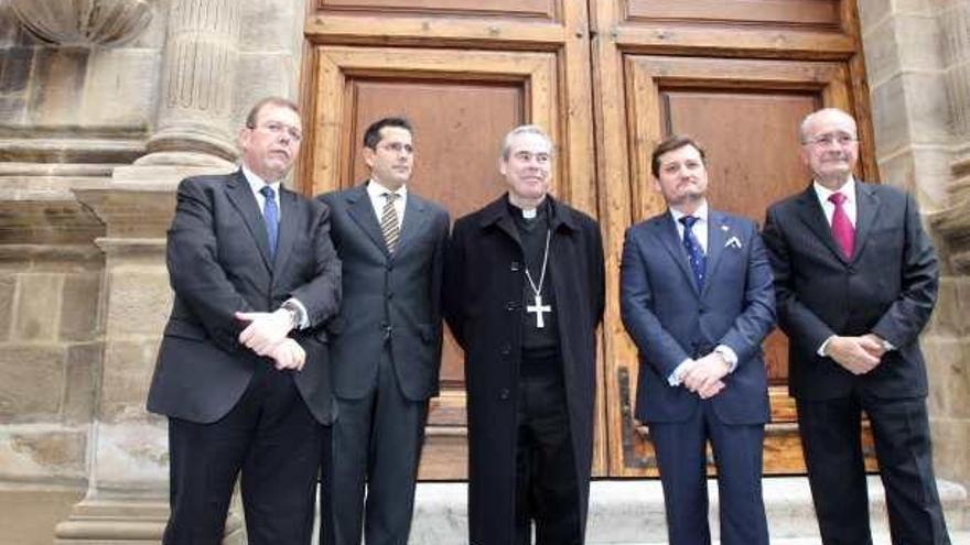 Rafael Recio, Antonio Díaz, Jesús Catalá, Eduardo Pastor y Francisco de la Torre.