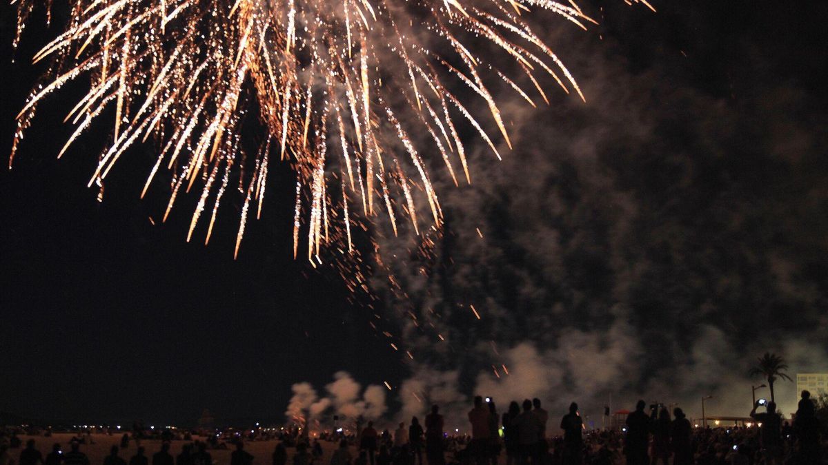 Focs artificials a Empuriabrava.