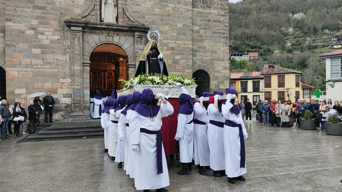 Un momento de la procesión del año pasado.