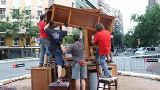 Sant Antoni, la centenaria y única hoguera mayor que resta en el Eixample