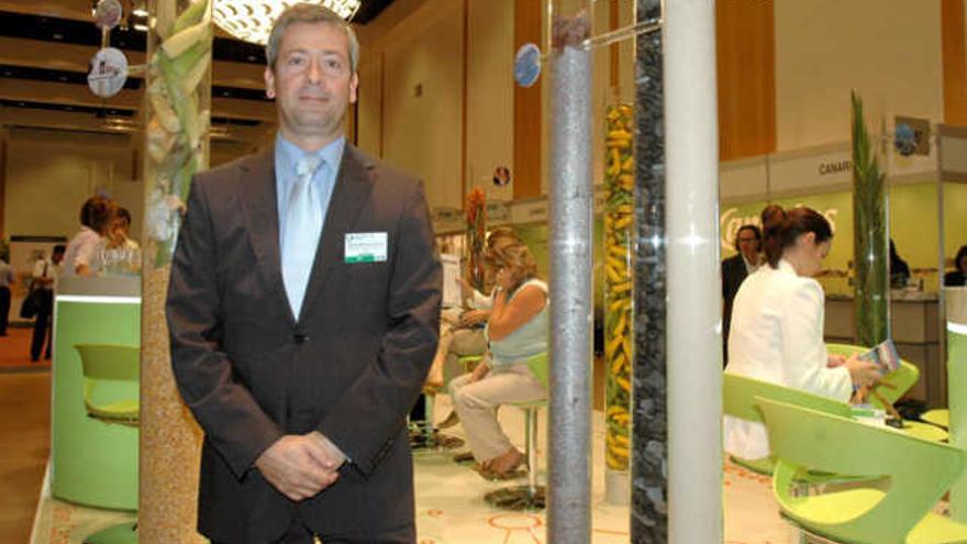 Agustín Manrique de Lara, en una convención de golf celebrada en Expomeloneras. | j. c. castro