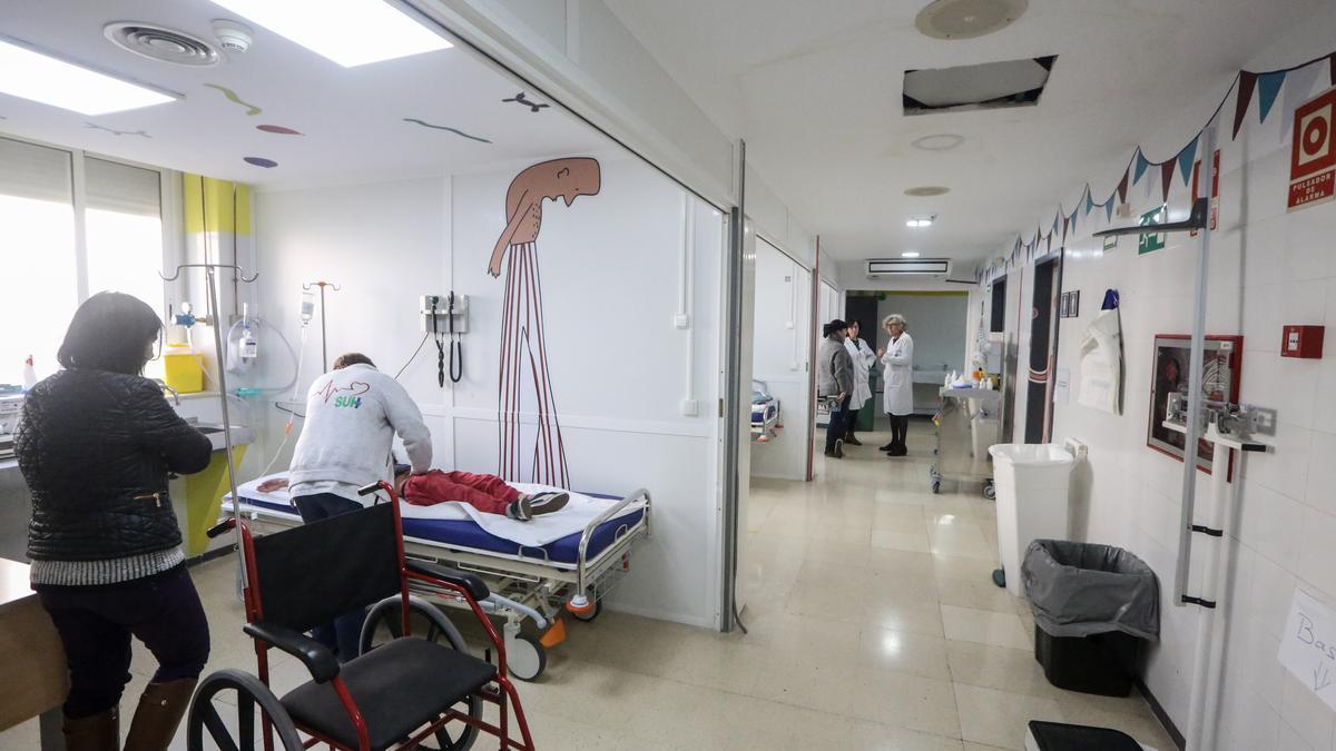 El área de Urgencias de Pediatría del Hospital de La Vila, tras su última remodelación.