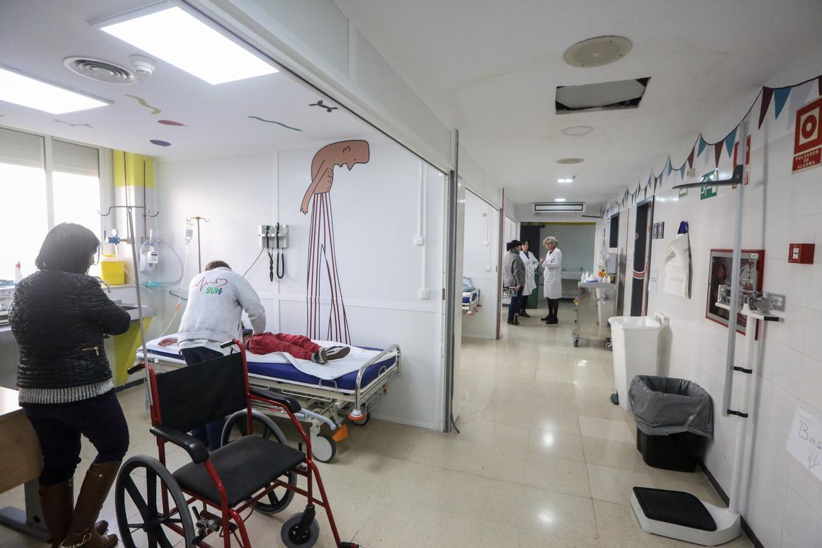 El área de Urgencias de Pediatría del Hospital de La Vila, tras su última remodelación.